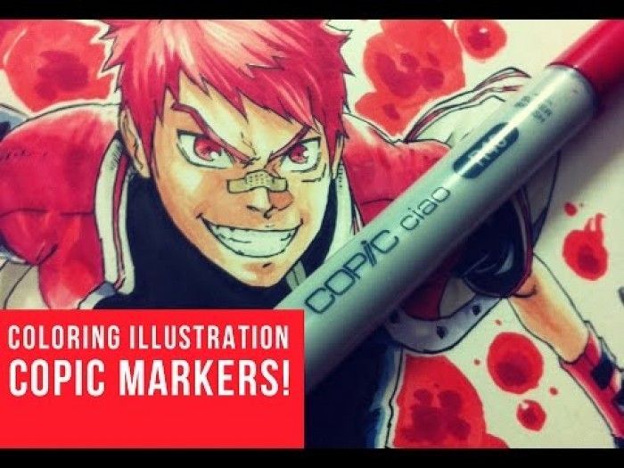 Manga Shonen Encrage à La Plume G Et Colorisation Aux