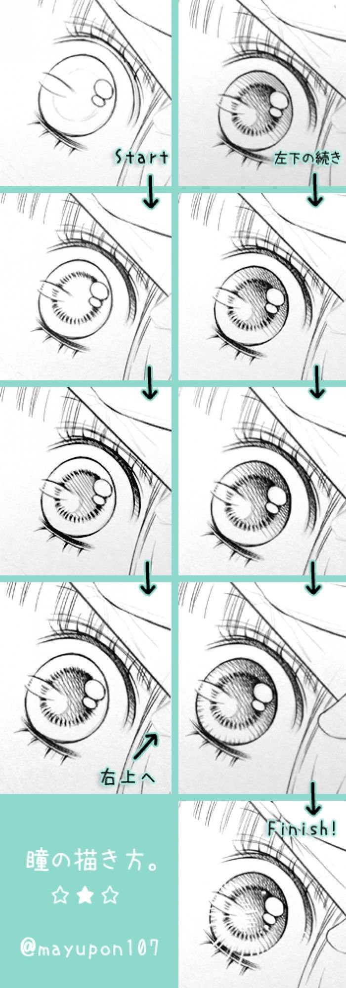 Technique De Mangaka Comment Dessiner Les Yeux En Manga