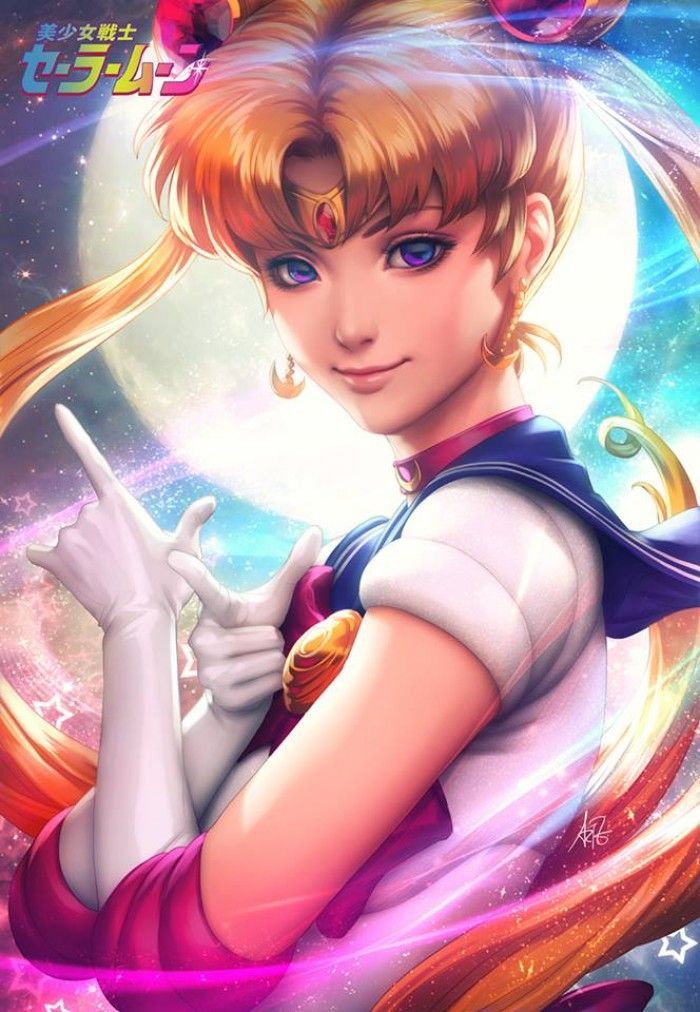 Sailor Moon Coloriage Sur Photoshop Et Painter Par Artgerm