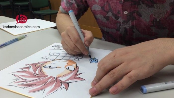 Gagner un shikishi dessiné de la main de l'auteur de Fairy Tail !