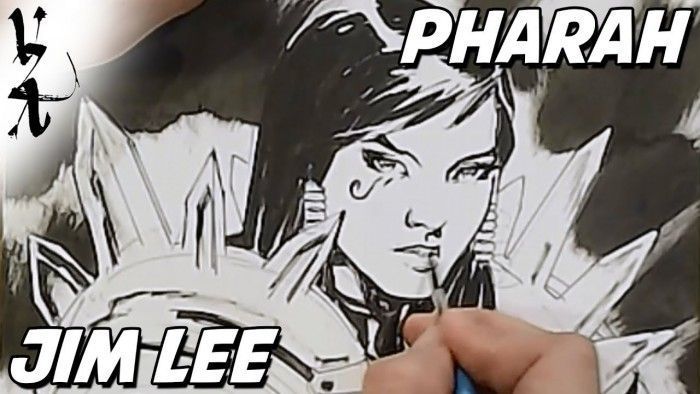 Jim Lee dessine Pharah du jeu vidéo Overwatch
