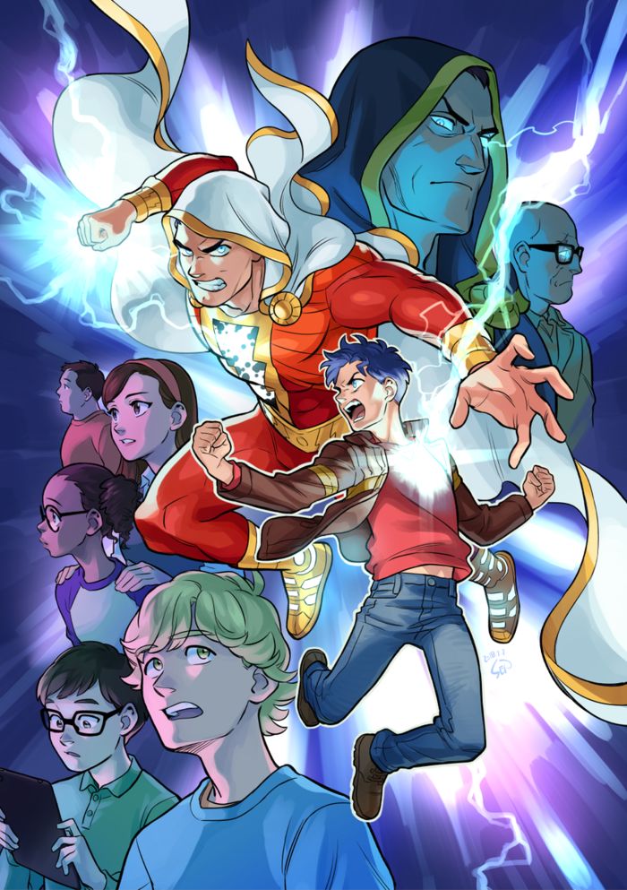 Univers Comics : Dessin de Shazam par Mayo SEN Naito