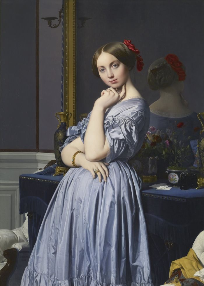 Les portraits du peintre français Ingres façon Disney : Portrait de la  Comtesse d'Haussonville, Louise de