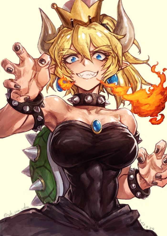 Dessins Fanart De Bowsette Partie 2 