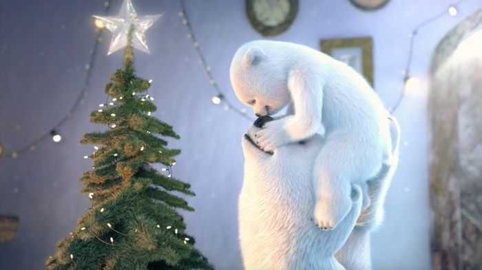Animation 3D : Un émouvant clip de Noël en famille