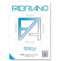 FABRIANO Bloc Spirale SCHIZZI A4 90g 120f