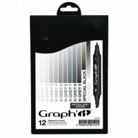 Set 12 Graph It - Neutral Grey