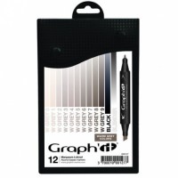 Set 12 Graph It - Warm Grey