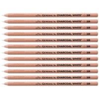 Lot 12 Crayon Fusain Blanc