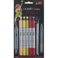 Set 5 Copic Ciao Manga 8 et 1 Multiliner