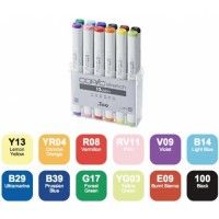 Set 12 Copic Sketch - Tons Vives