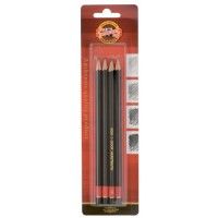 Assortiments 4 Crayons Graphites Koh-I-Noor