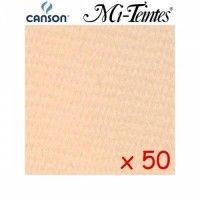 CANSON Mi-Teintes Rose Muraille A4 50F 160g