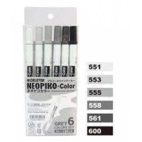 Set 6 Neopiko-Color - Tons Gris