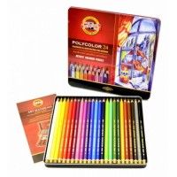 Boite 24 crayons de couleurs Polycolor