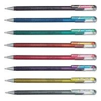 Set 8 Pentel Hybrid Dual Metallic