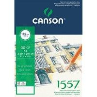 CANSON 1557 Dessin A4 180g 30f