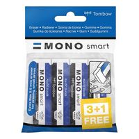 Lot de 4 Gomme MONO Smart Tombow