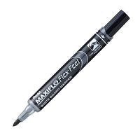 Maxiflo Flex-Feel Noir Marqueur flexible Pentel