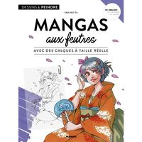 Dessins à peindre - Mangas aux feutres