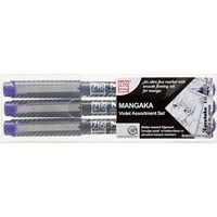 Set 3 feutres MANGAKA violet
