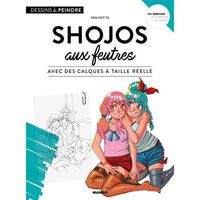 Dessins à peindre - Shojos aux feutres