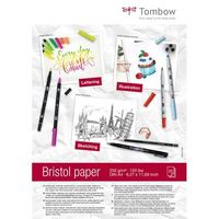 Bloc Papier Bristol TOMBOW A4 25F 250g