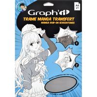 Trame Graph It Transfert A4 - Laine