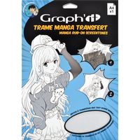 Trame Graph It Transfert A4 - Points degrades