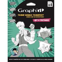 Set de 4 Trames Graph It Transfert 16 x 16 cm - Textures