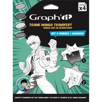 Set de 4 Trames Graph It Transfert 16 x 16 cm - Ombres