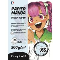 Graph It Bloc manga A5 300g 25 feuilles