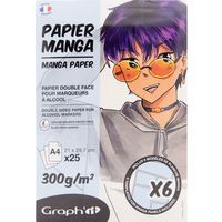 Graph It Bloc manga A4 300g 25 feuilles