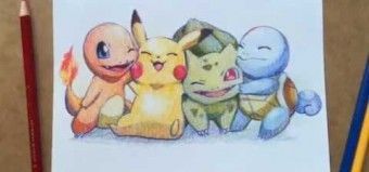 Pokémon Lets Go Dessin De Pikachu Et Evoli Au Crayon De