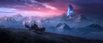 Elsa, Anna, Kristoff, Olaf et Sven voyagent bien au-delà des portes d’Arendelle à la recherche de réponses.
