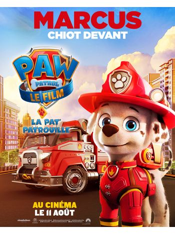 Couverture Paw Patrol Pat' Patrouille Les Personnages Du Film