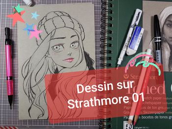 Dessin sur papier Strathmore 01