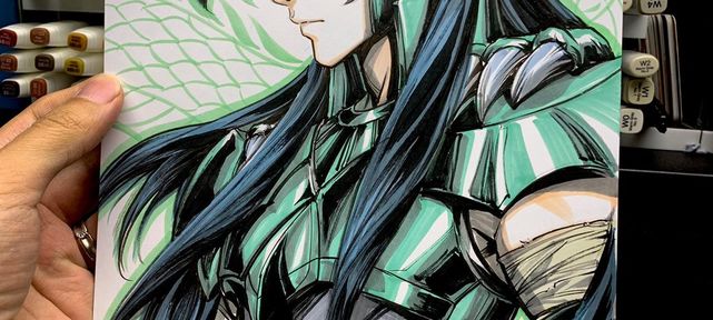 dessin-shiryu-saint-seiya-artgerm
