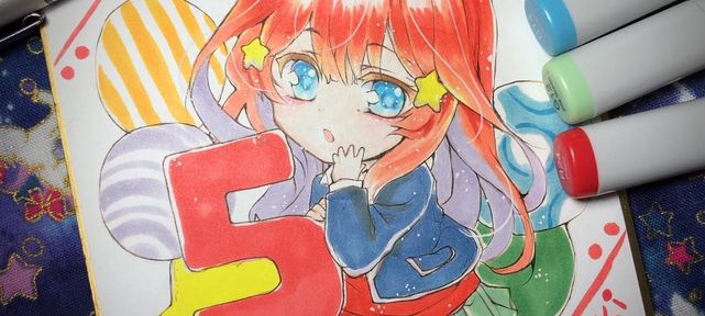 shikishi-the-quintessential-quintuplets-nekoo-draw