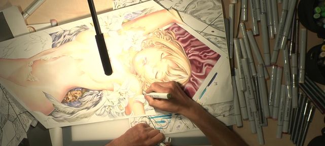 video-coloriage-copic-par-takeshi-obata-partie-3-4