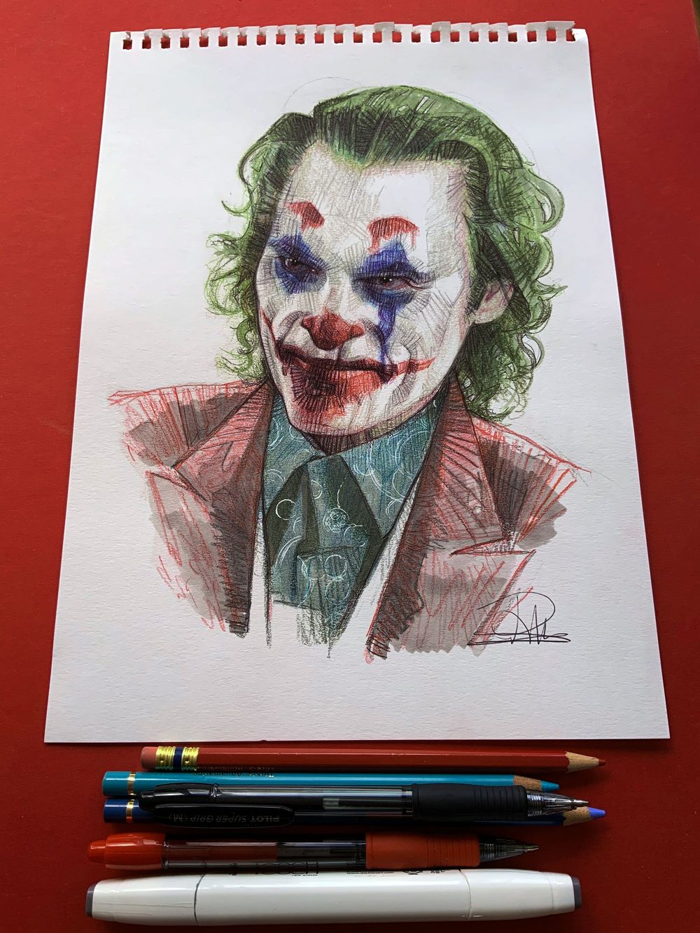  Dessin  Joker Joaquin Phoenix par Rebeca SubversiveGirl