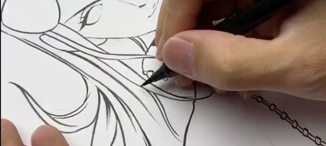 encrage-nico-robin-one-piece-par-artgerm-au-copic-