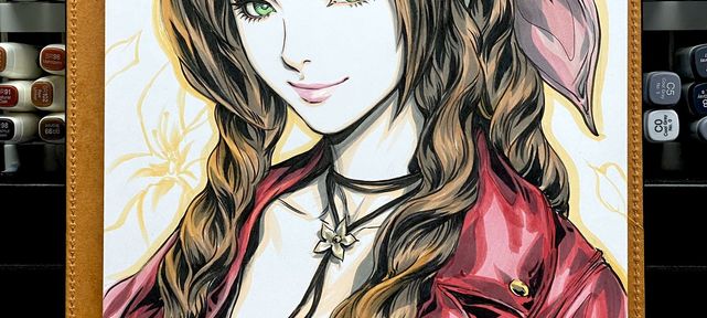 video-dessin-aerith-final-fantasy-7-par-artgerm