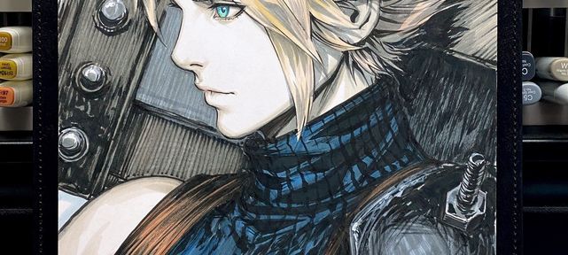 video-dessin-cloud-final-fantasy-7-par-artgerm