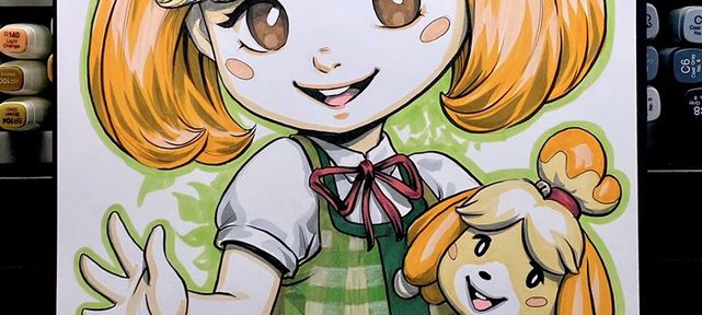 video-dessin-marie-animal-crossing-par-artgerm