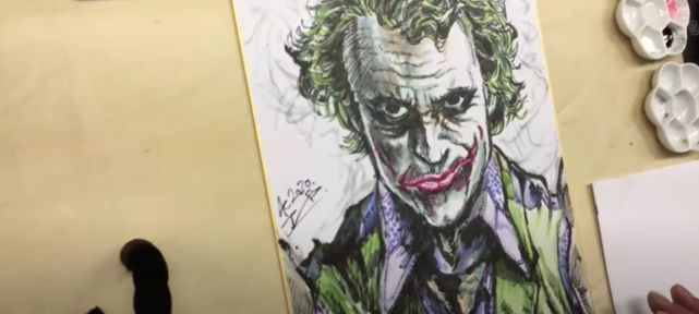 video-dessin-sur-shikishi-joker-par-kohei-ashiya
