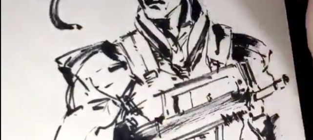 video-dessin-solid-snake-metal-gear-par-ikuyoan