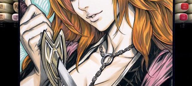 video-dessin-rangiku-matsumoto-bleach-par-artgerm