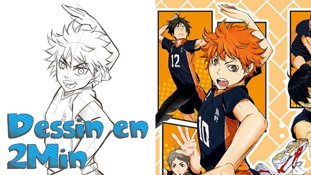 dessin-en-2min-shoyo-hinata-haikyuu