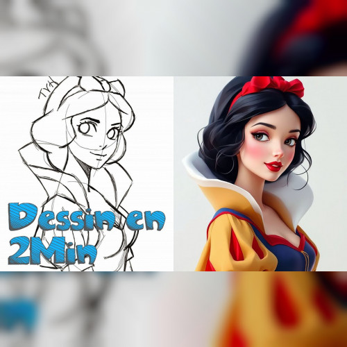 dessin-en-2-min-blanche-neige-disney